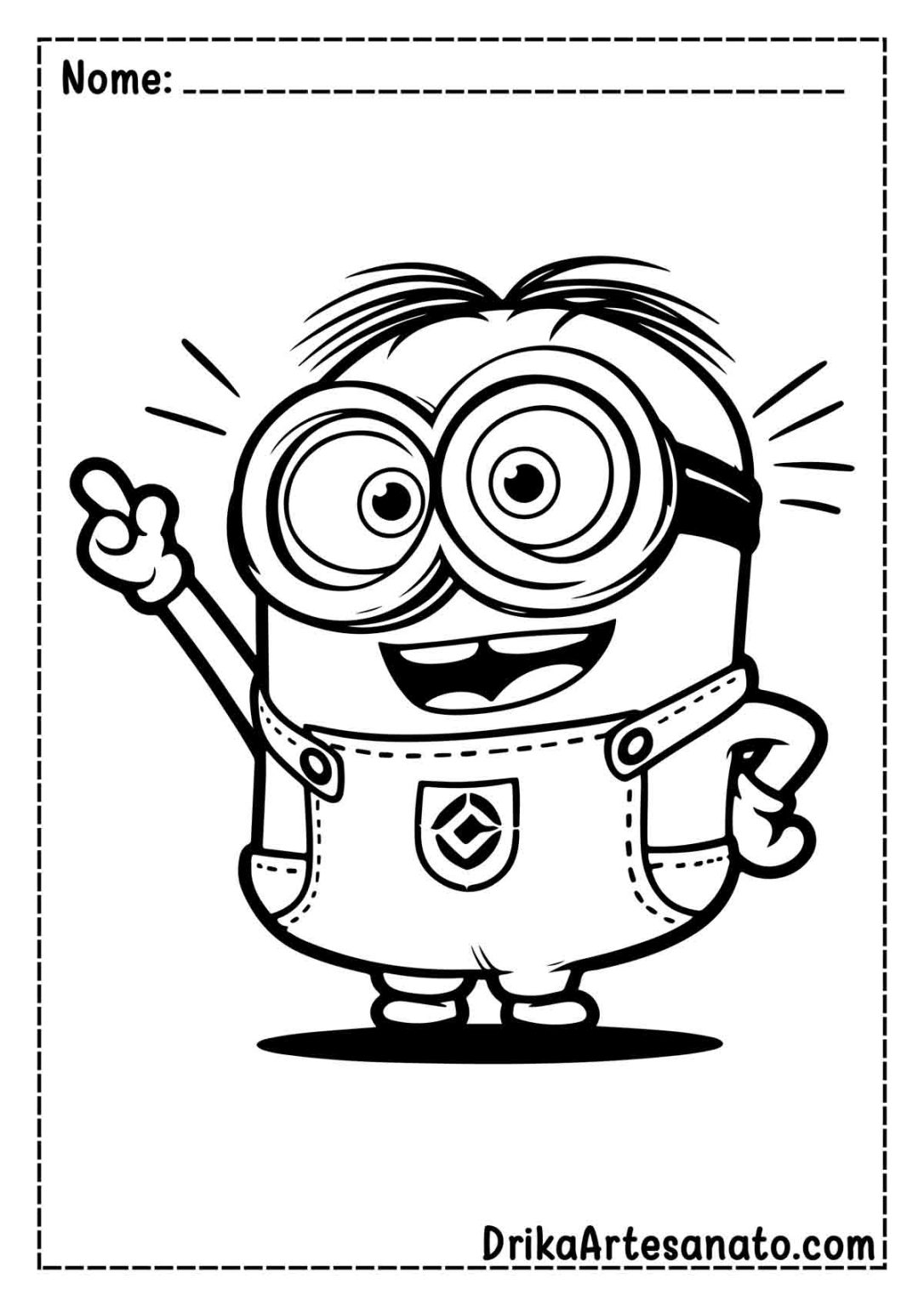 Desenhos De Minion Para Colorir Gr Tis Em Pdf