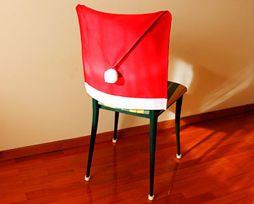 Como Fazer Uma Capa de Cadeira de Natal Passo a Passo!