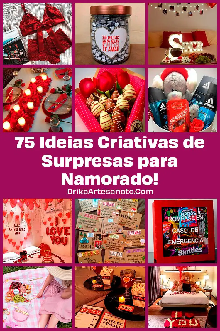 75 Ideias De Surpresas Para Namorado Que Ele Vai Amar 