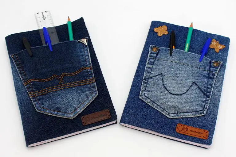 Como Encapar Caderno Com Jeans Passo A Passo 8244