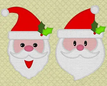 Os Melhores Moldes de Papai Noel Para Patch Aplique Grátis
