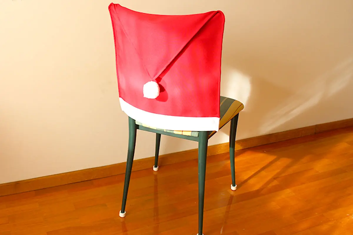 Como Fazer Uma Capa de Cadeira de Natal Passo a Passo