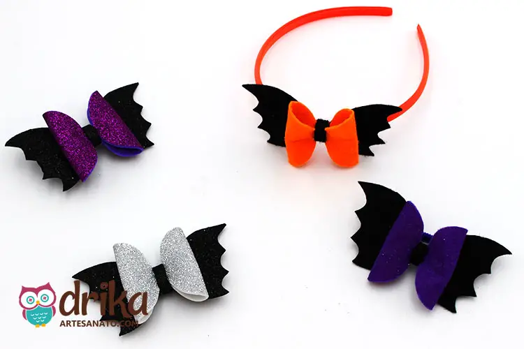 Laço de Morcego para o Halloween