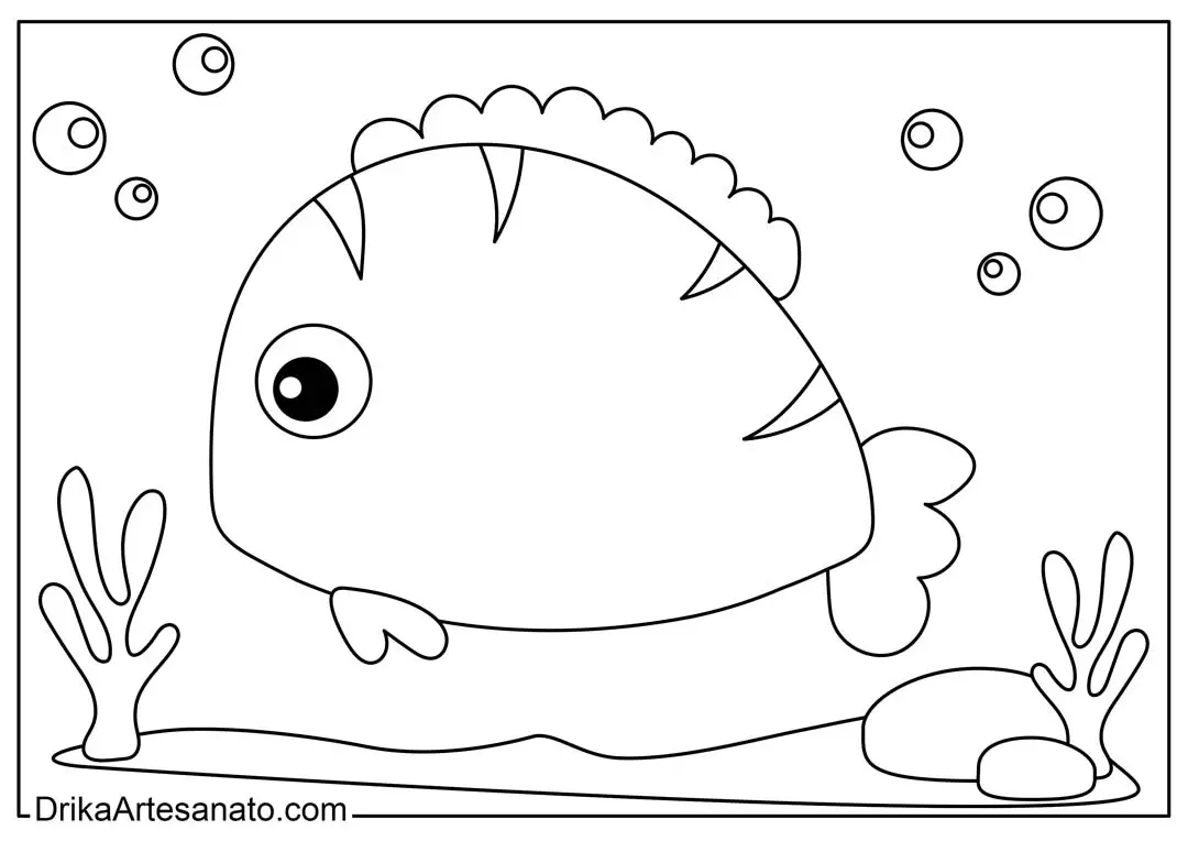 Imagem de Desenho de Peixe