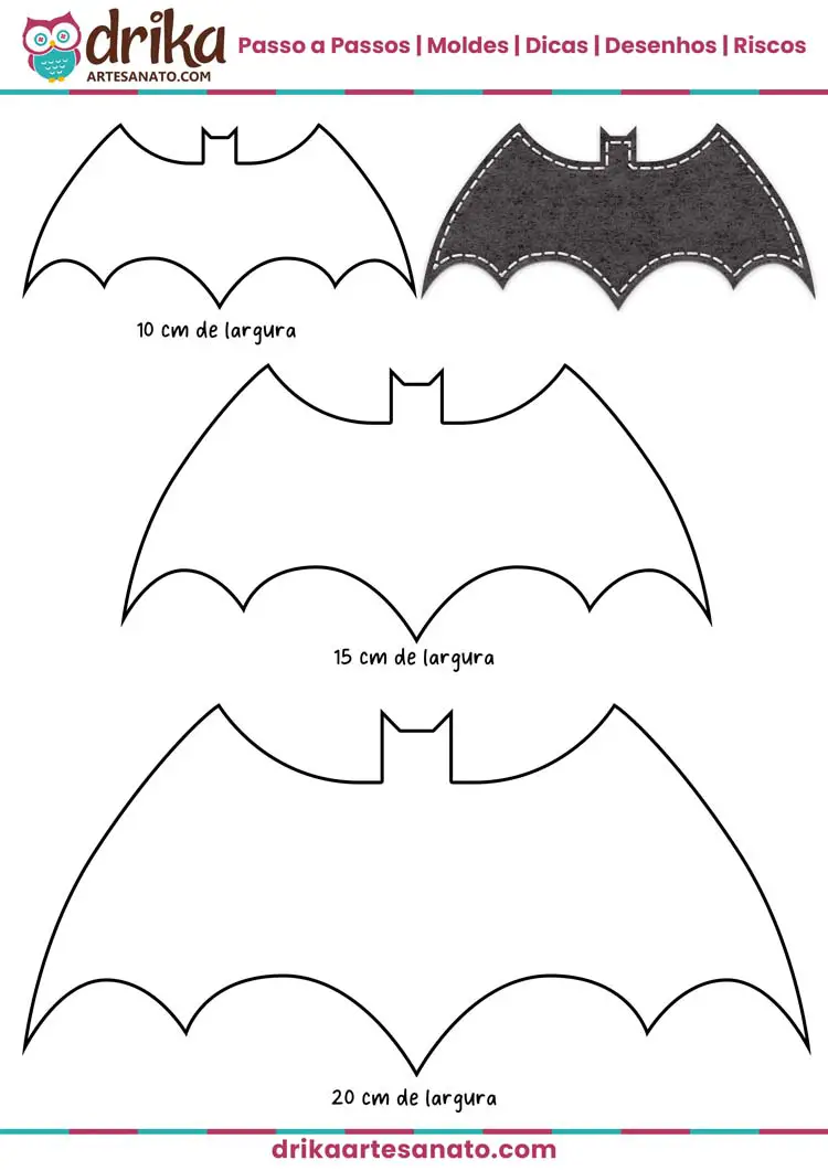 Molde do Morcego do Batman de EVA