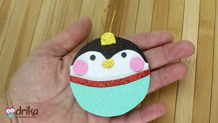 Bolinha de Natal de Pinguim