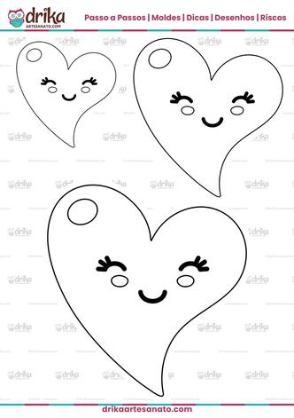12 Free Printable Heart Templates Cut Outs  Coração desenho, Dia dos pais  eva, Molde coração