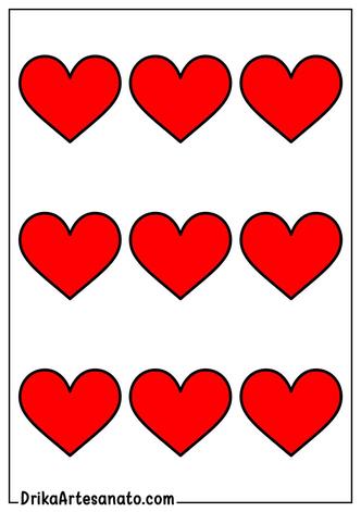 12 Free Printable Heart Templates Cut Outs  Coração desenho, Dia dos pais  eva, Molde coração