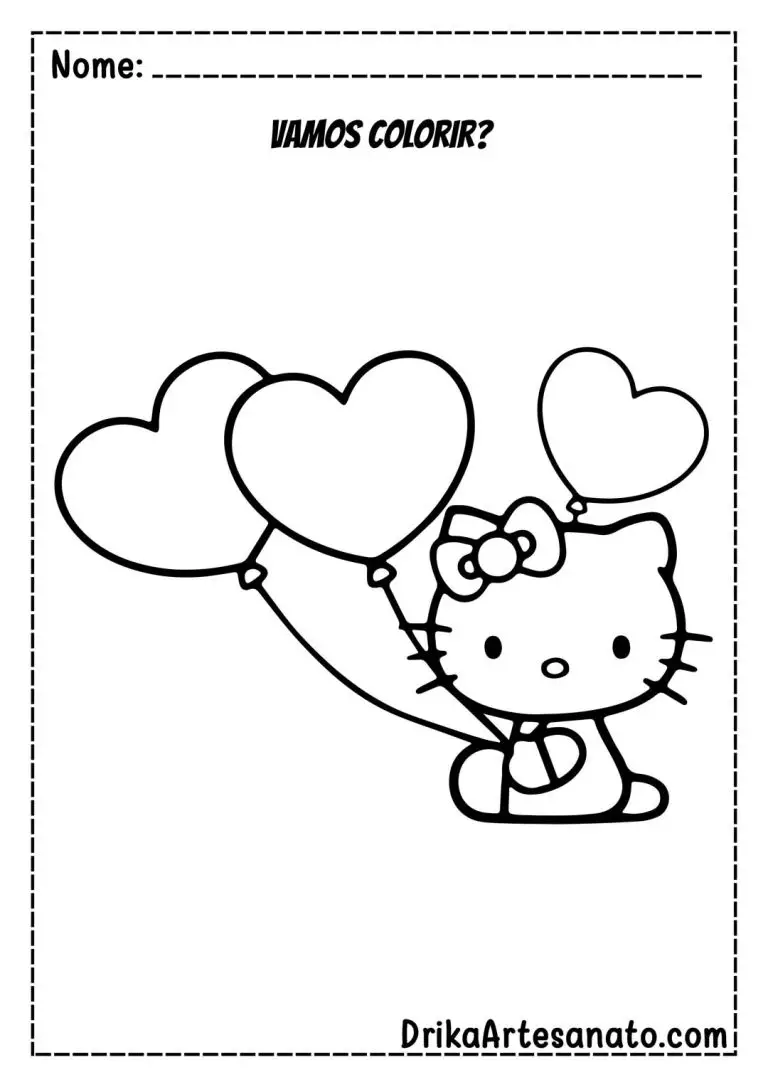 16 Desenhos Da Hello Kitty Para Colorir Baixe E Imprima Grátis