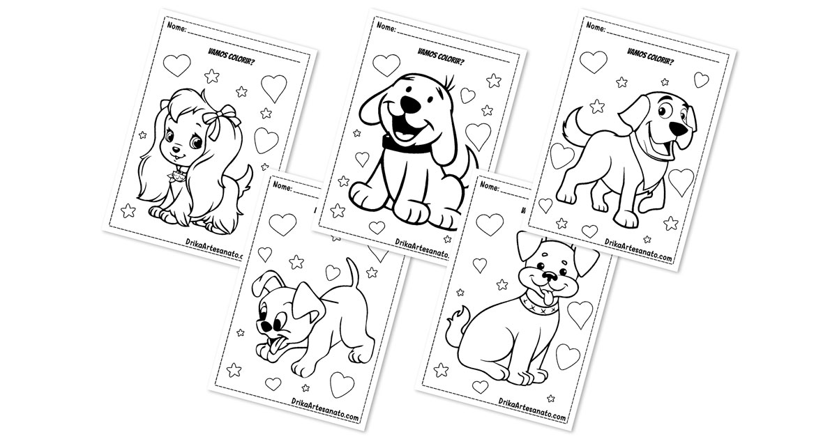 Desenhos para colorir de cachorro feio - Desenhos para colorir gratuitos  para impressão