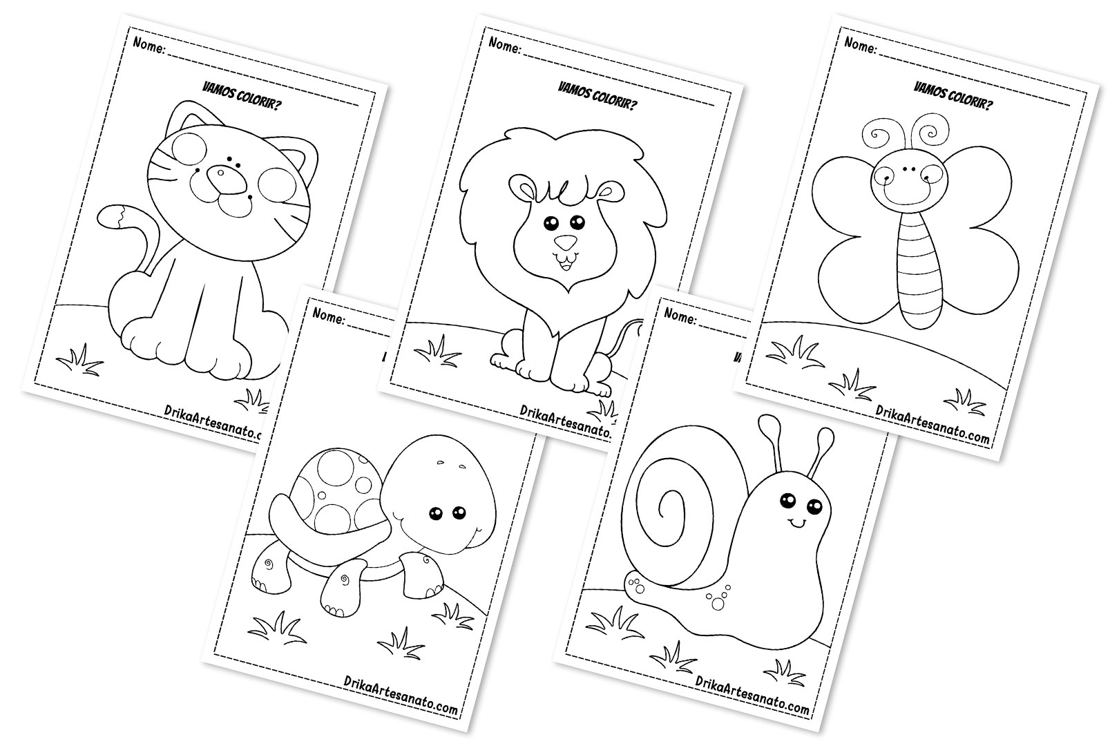 Desenhos infantis para colorir