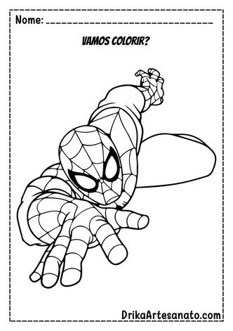 Casinha de Criança: Desenhos Para Colorir Homem Aranha
