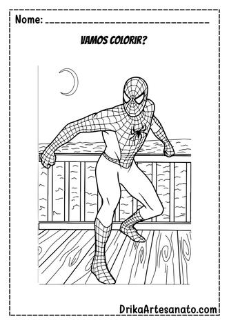 Homem-Aranha para Colorir: Deixe a Criatividade Voar Alto!