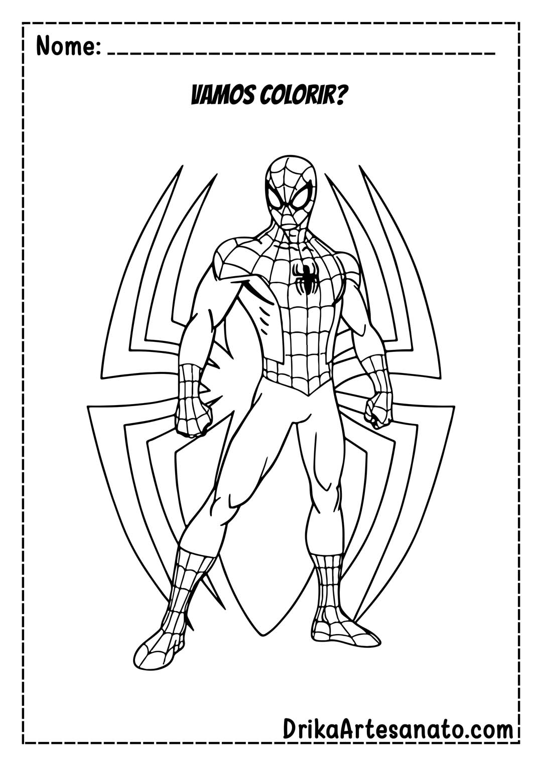 20 Desenhos do Homem-Aranha para Colorir: Baixe Grátis