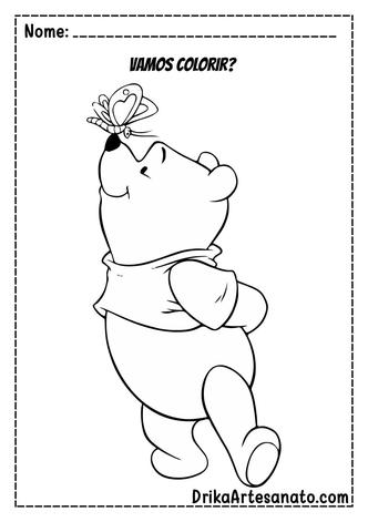 50 Desenhos Livro de Colorir Ursinho Pooh Puf Digital pdf