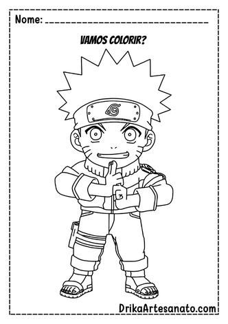 naruto para colorir23 –  – Desenhos para Colorir