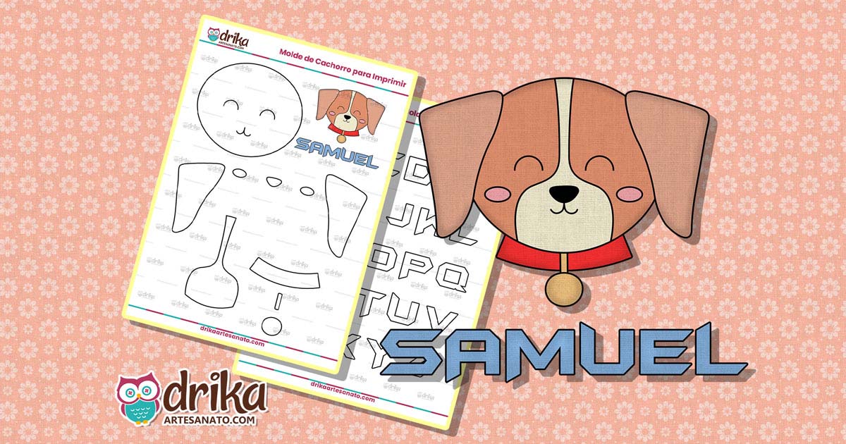 Modelo De Cachorro Para Imprimir