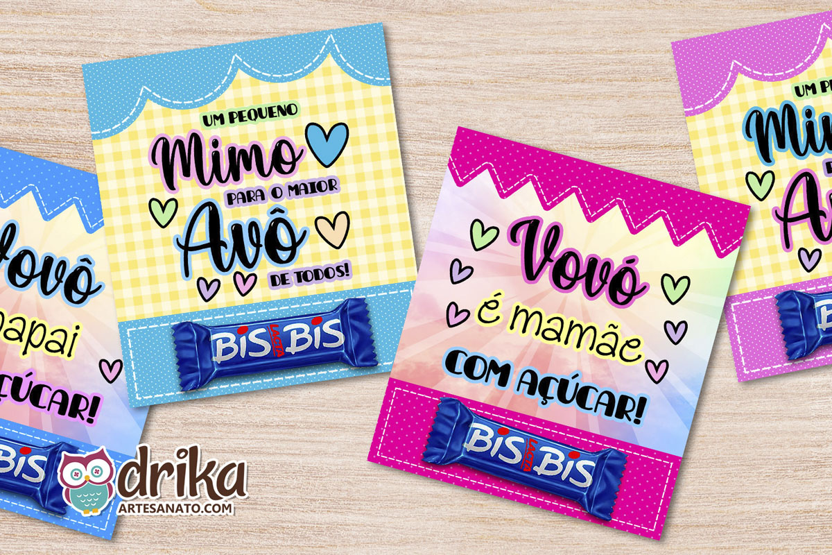 Chocolate BIS personalizado dia dos Namorados + cartão no El