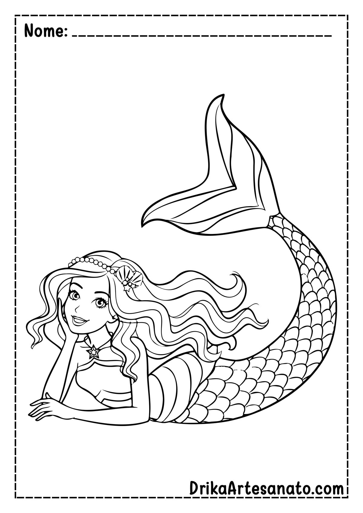 50 Desenhos da Barbie para Colorir Grátis em PDF: Baixe Agora!