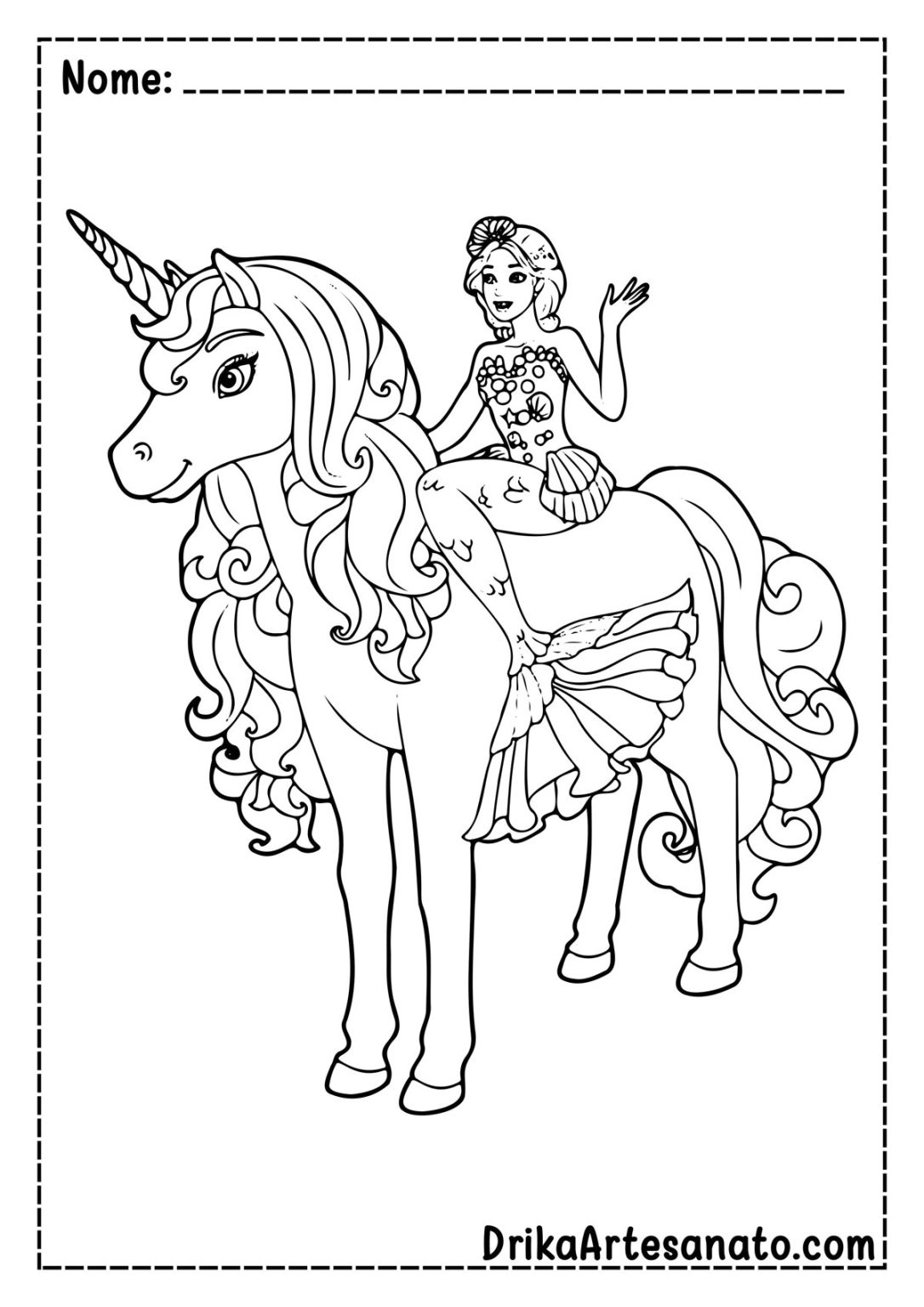 50 Desenhos da Barbie para Colorir Grátis em PDF: Baixe Agora!