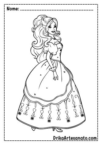 Desenhos para colorir - 50 opções para imprimir e é grátis!  Barbie  coloring pages, Princess coloring pages, Unicorn coloring pages