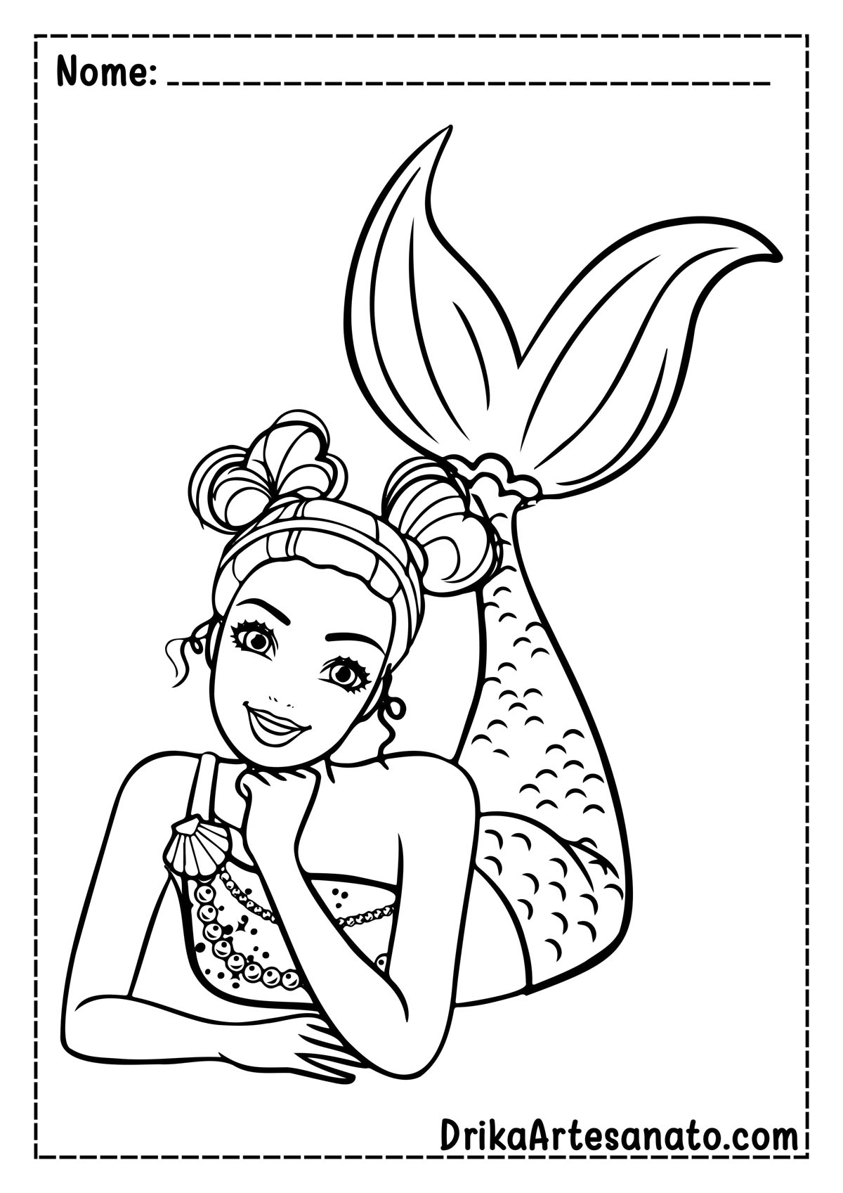 50 Desenhos da Barbie para Colorir Grátis em PDF: Baixe Agora!