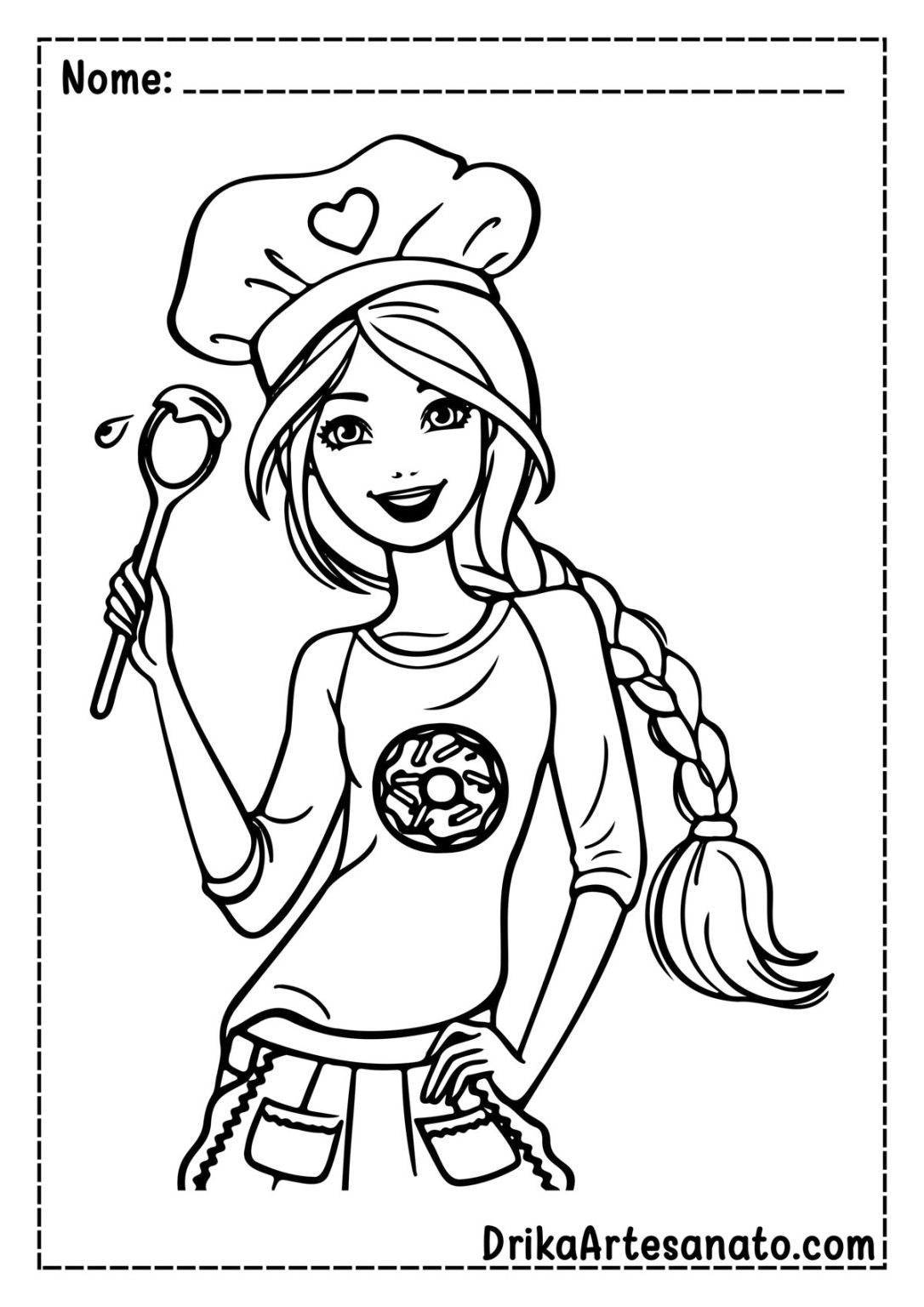 50 Desenhos da Barbie para Colorir Grátis em PDF: Baixe Agora!