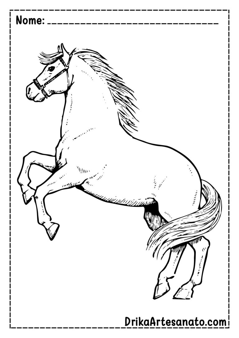 50 Desenhos de Cavalos para Colorir Grátis em PDF: Baixe Agora!