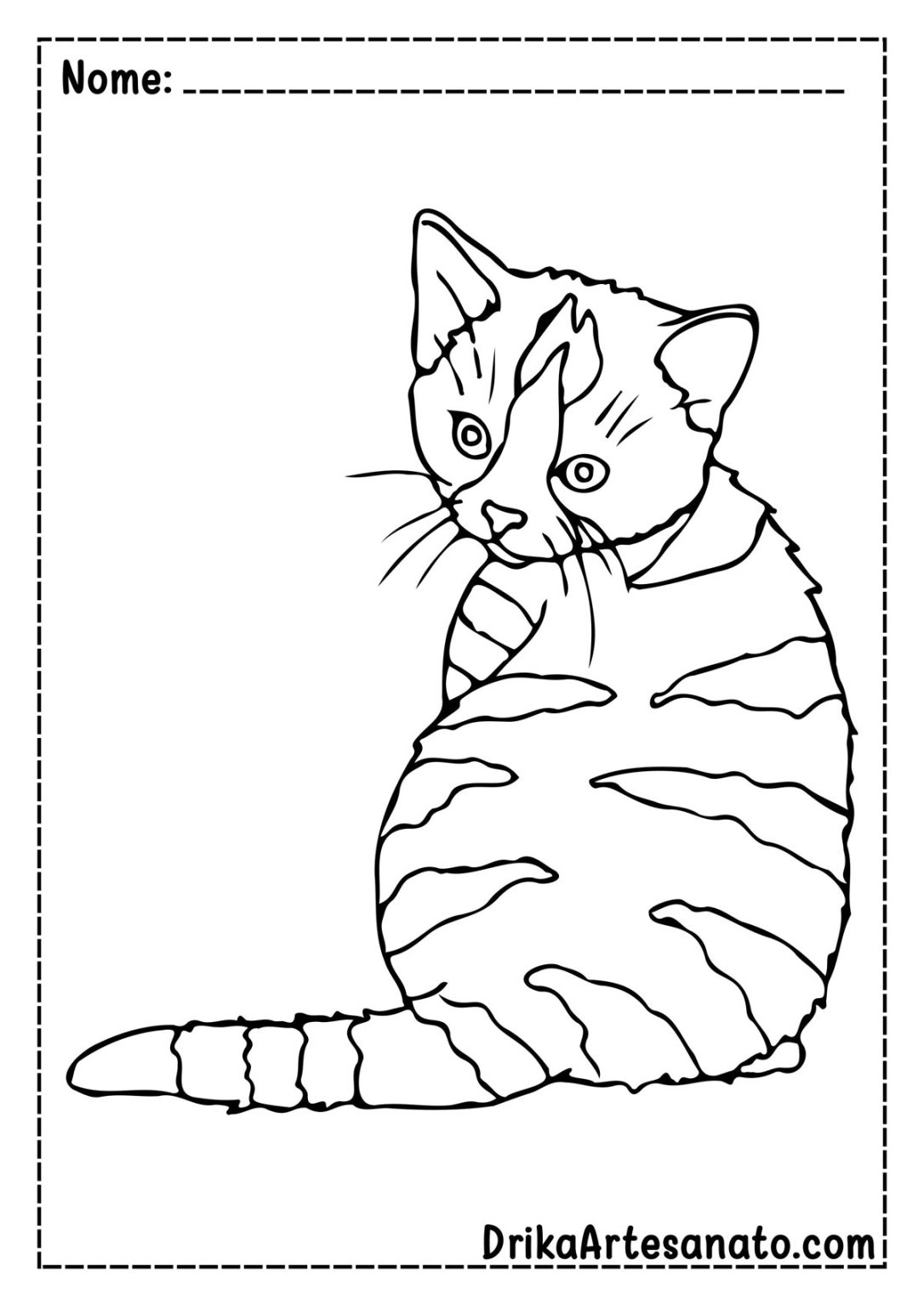 50 Desenhos de Gatos para Colorir Grátis em PDF: Baixe Agora!