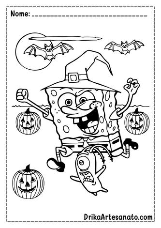 50 Desenhos de Halloween para Colorir: Imprima Gratuitamente