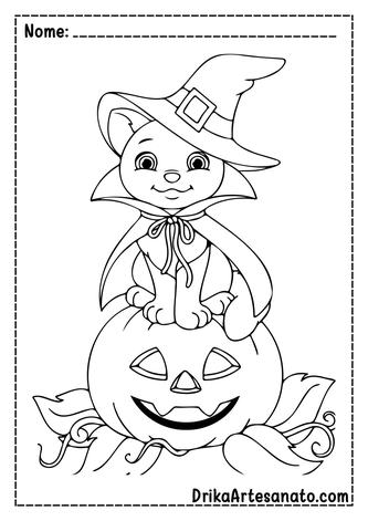 Desenhos de Halloween para colorir: + de 50 atividades de Dia das