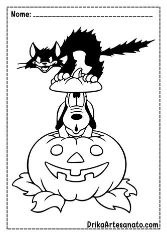 57 Desenhos do Halloween para Colorir/Pintar (Grátis)