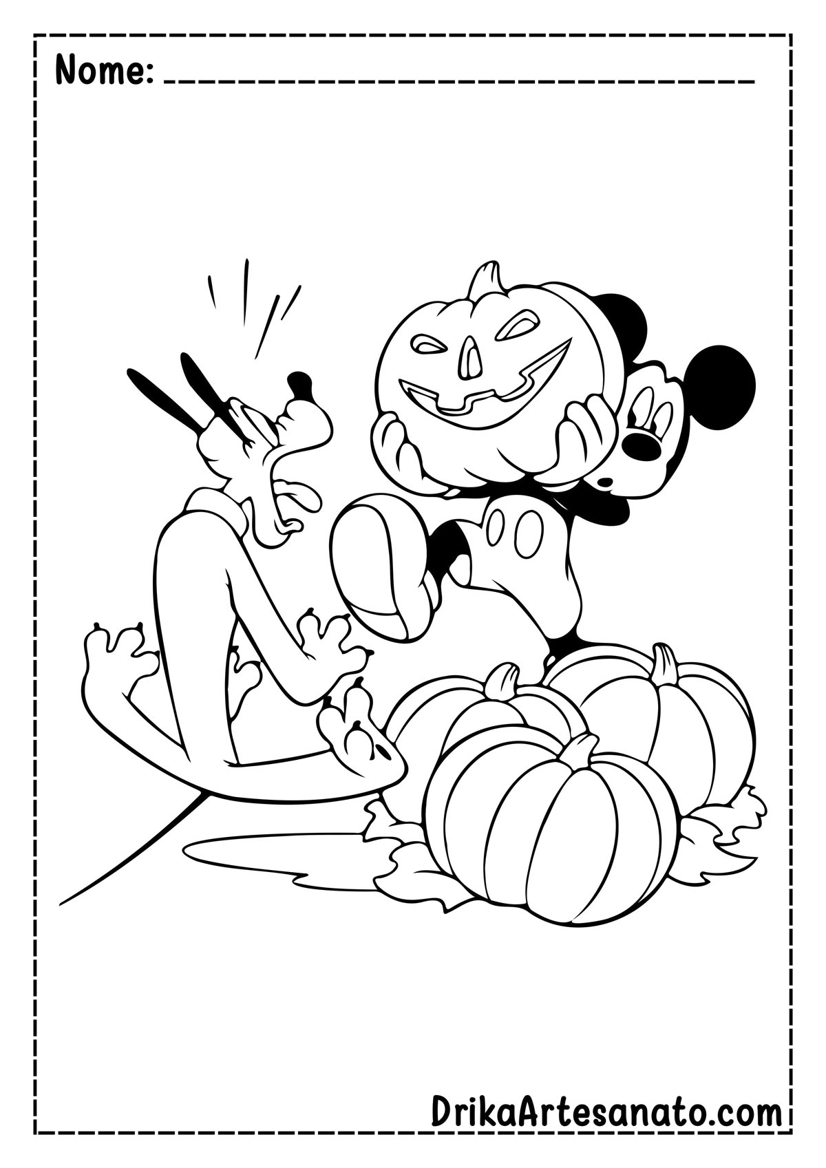 50 Desenhos de Halloween para Colorir Grátis em PDF