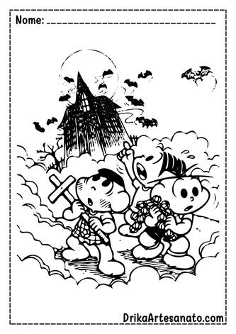 Desenhos de Halloween para colorir - 8 passos