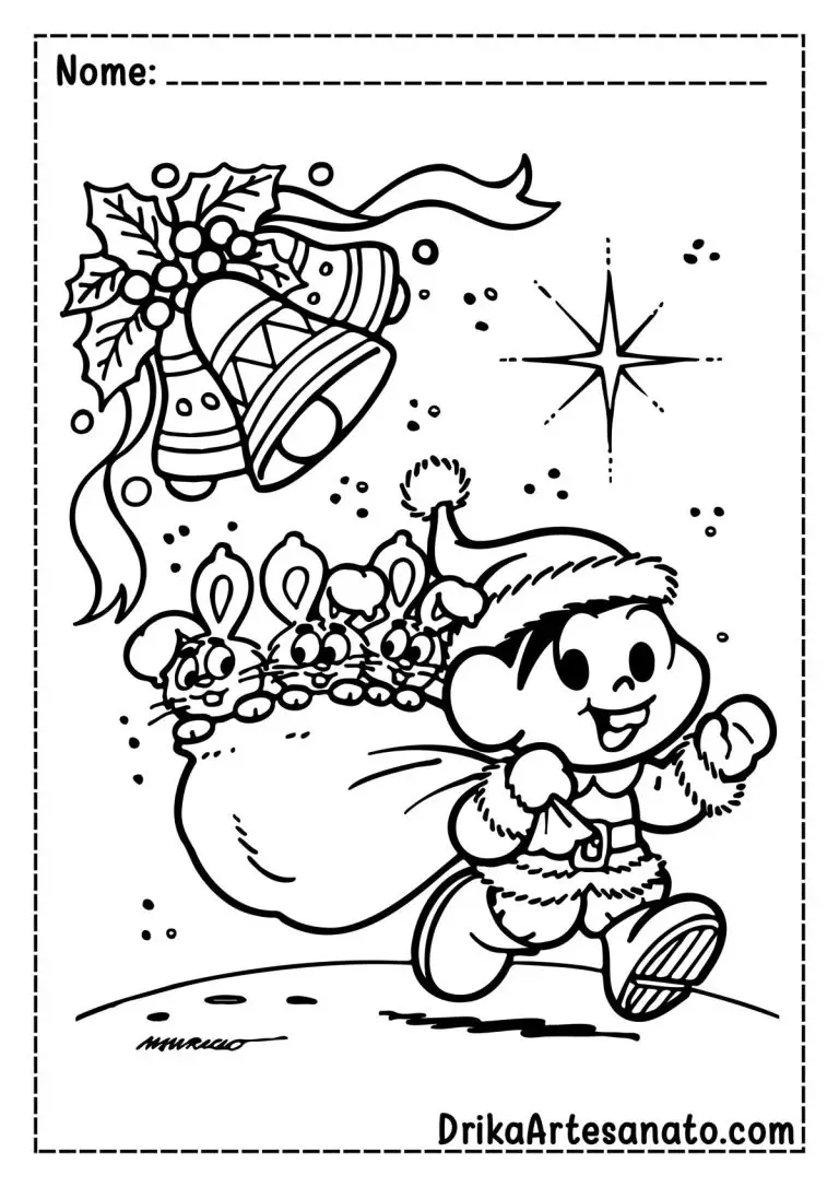 50 Desenhos De Natal Para Colorir Grátis Em Pdf: Baixe Agora!