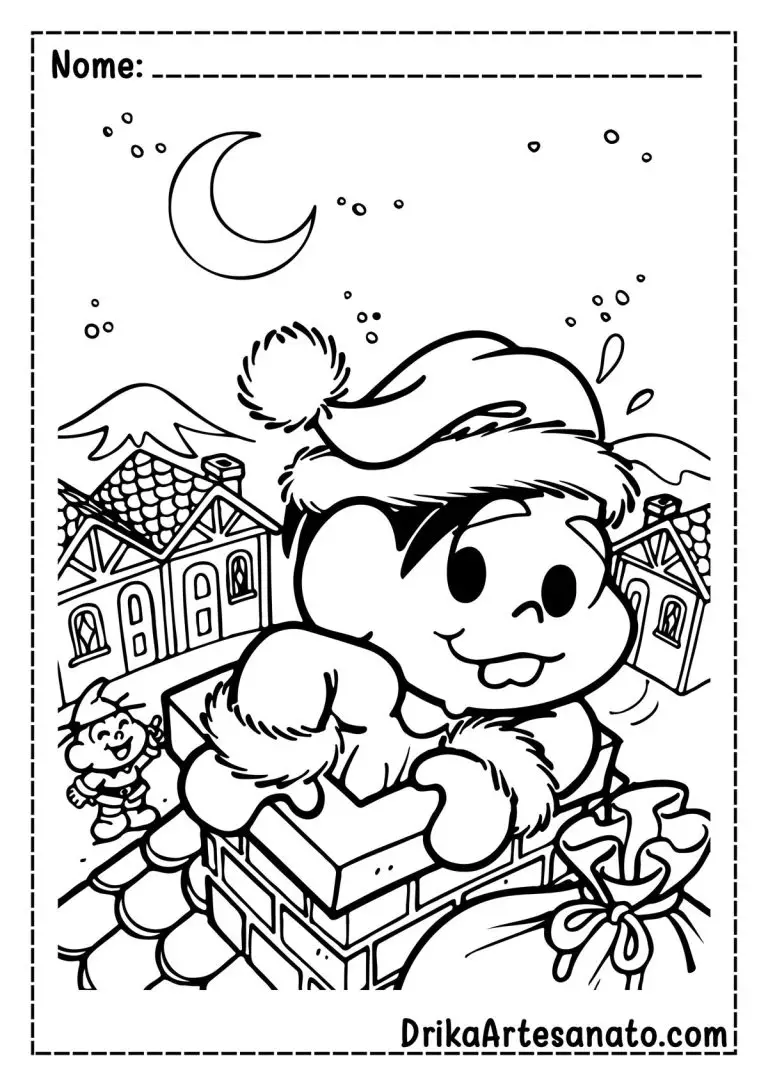 50 Desenhos de Natal para Colorir Grátis em PDF: Baixe Agora!