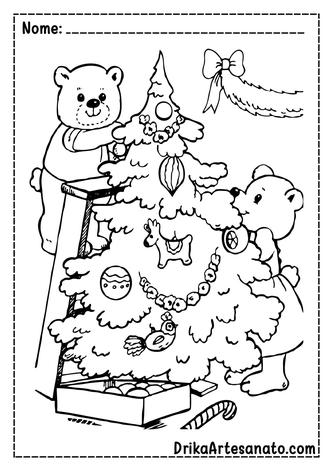 Desenhos de Natal para colorir - 50+ Desenhos para Imprimir