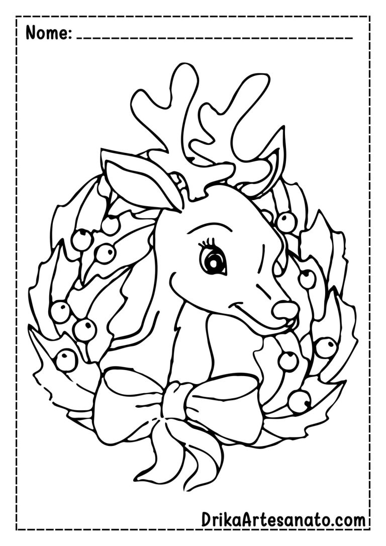 50 Desenhos de Natal para Colorir Grátis em PDF: Baixe Agora!