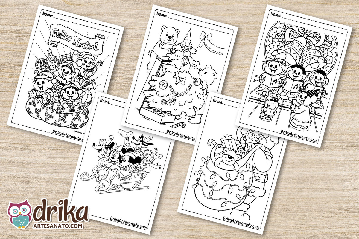 50 Desenhos de Natal para Colorir Grátis em PDF: Baixe Agora!