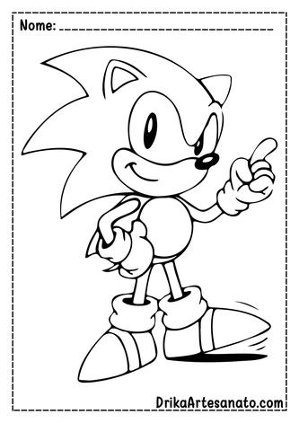 Desenhos para colorir Sonic 2 - Sonic e Tails Sonic e Knuckles - Desenhos  para colorir grátis para imprimir