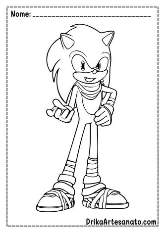50 Desenhos do Sonic para Colorir Grátis em PDF: Baixe Agora!