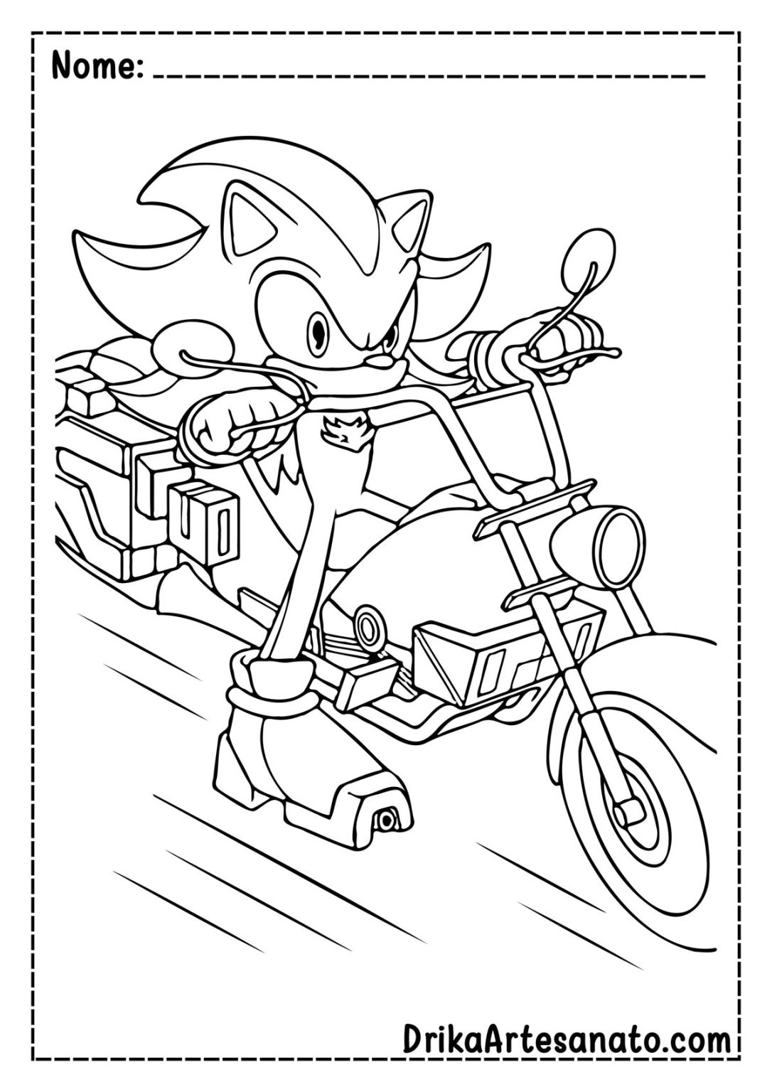 50 Desenhos do Sonic para Colorir Grátis em PDF: Baixe Agora!