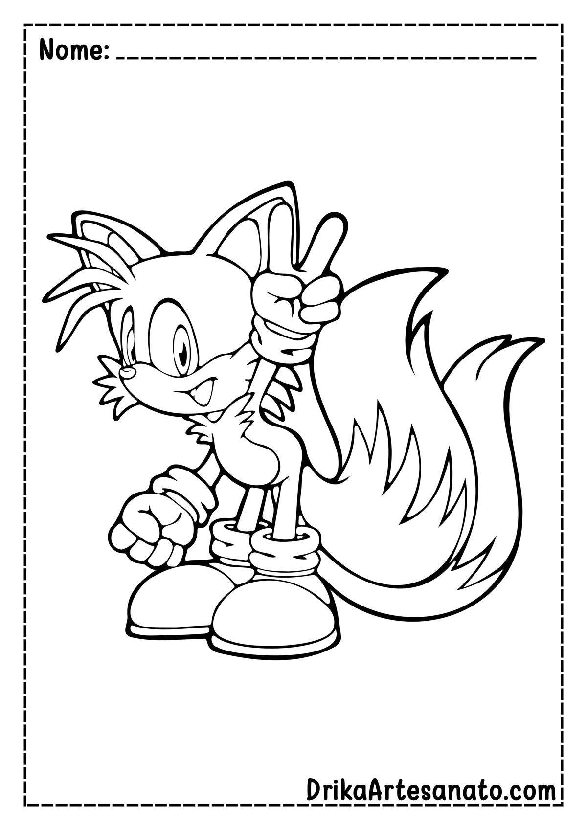 50 Desenhos do Sonic para Colorir Grátis em PDF: Baixe Agora!