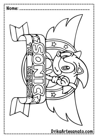 Desenhos de Sonic Boom Para Colorir - Páginas Para Impressão Grátis