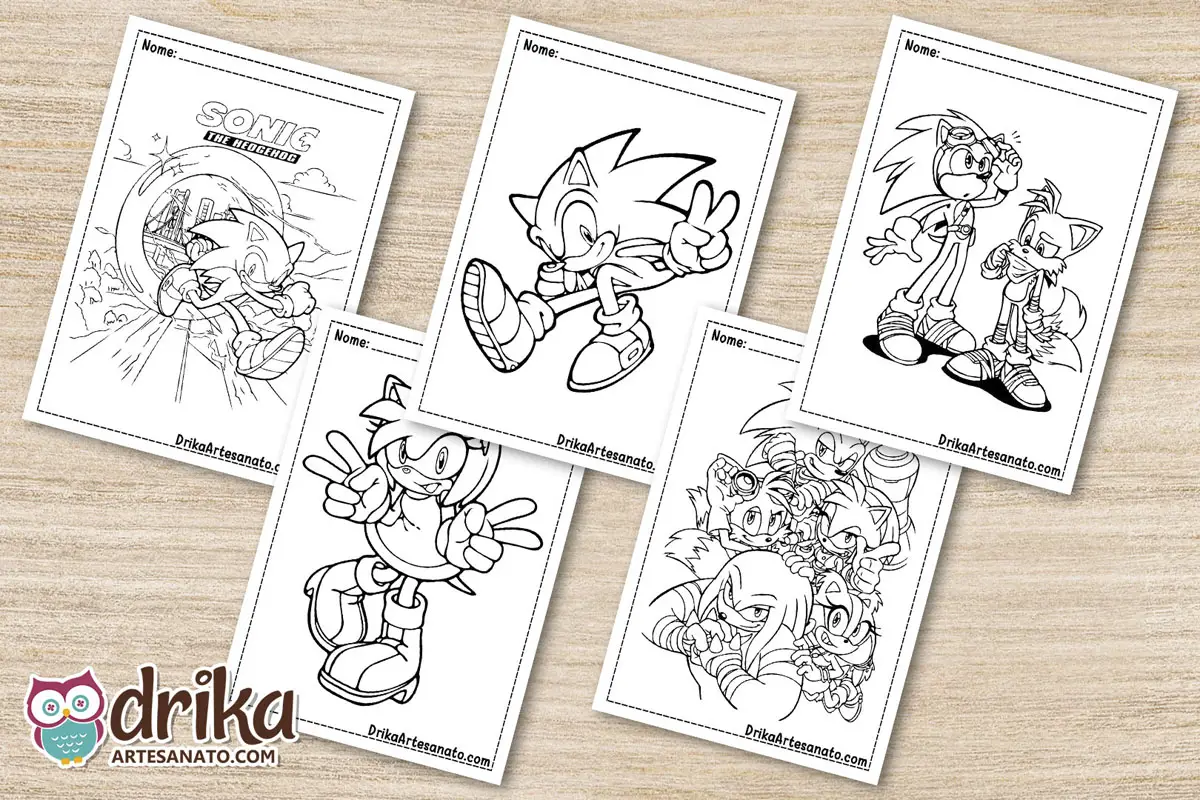 Sonic Para Colorir - Imprimir  Desenhos do sonic, Desenhos para imprimir,  Pintar e colorir