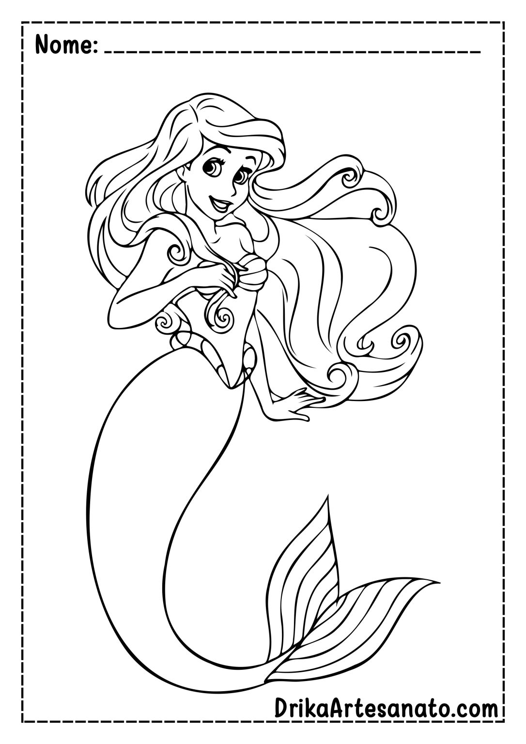 Desenhos de Princesas para Colorir Grátis em PDF: Baixe Agora!