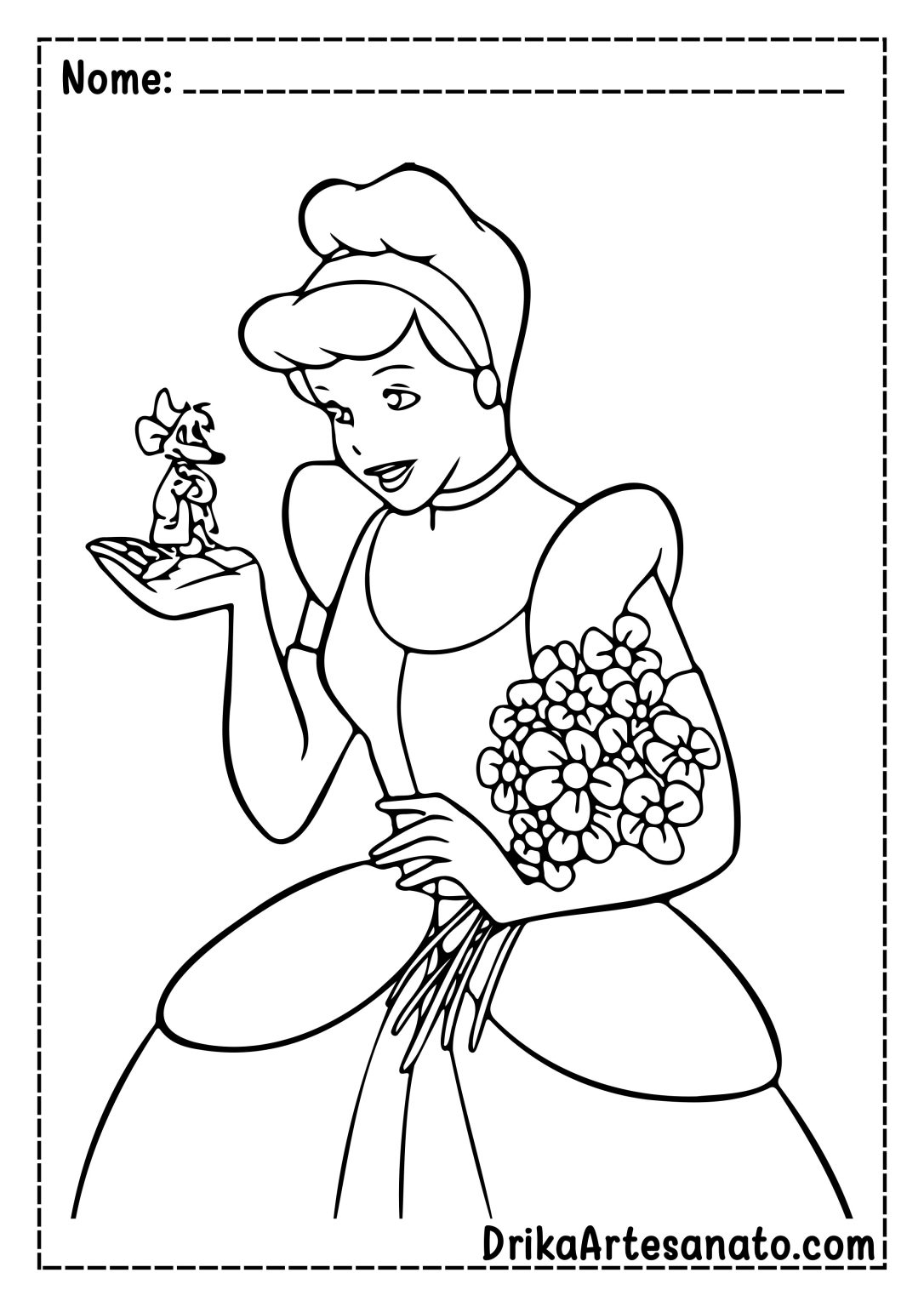 Desenhos de Princesas para Colorir Grátis em PDF: Baixe Agora!