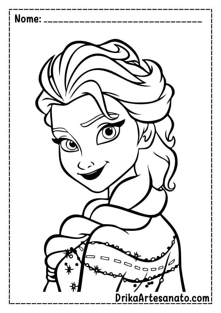 Desenhos de Princesas para Colorir Grátis em PDF: Baixe Agora!
