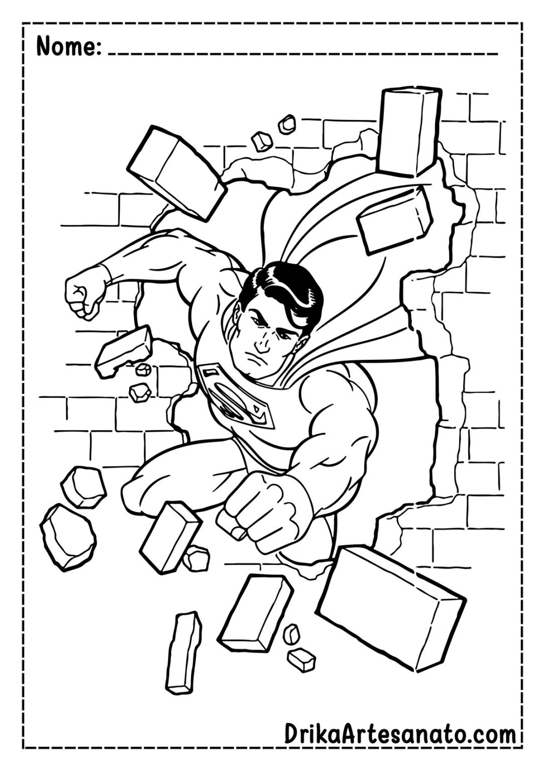 Desenhos de Super-Heróis para Colorir Grátis em PDF