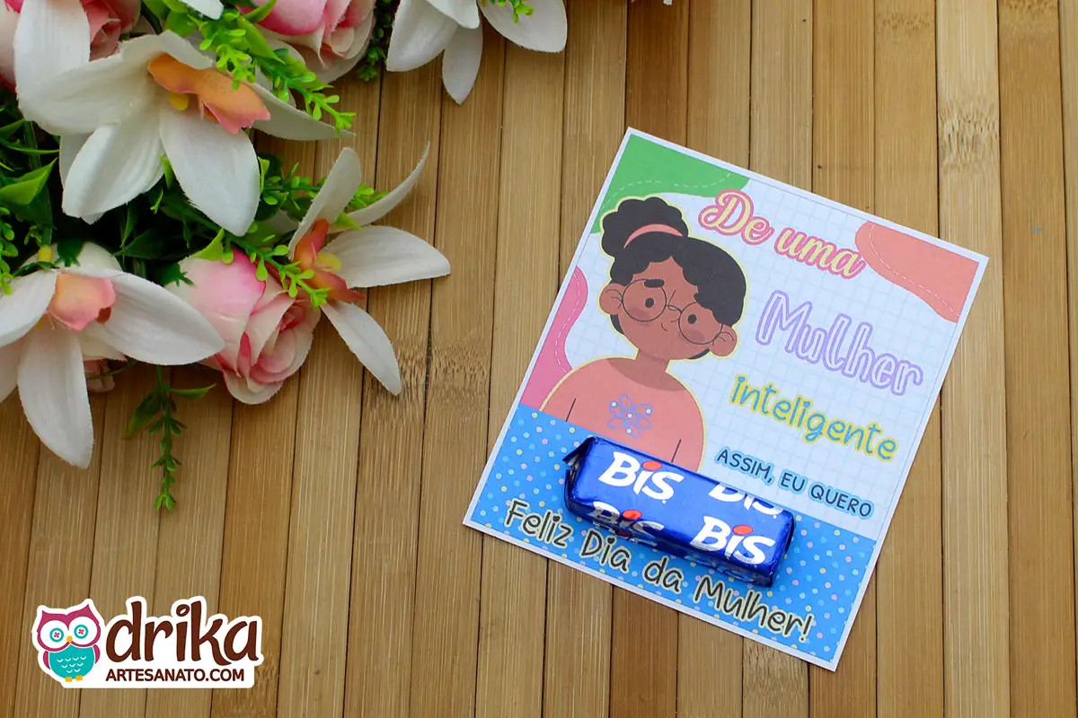 Pequeno Mimo, Grande Significado: Cartão Bis Dia da Mulher para Imprimir!